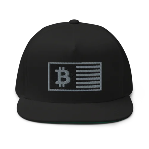 Bitcoin Flag Snapback Hat