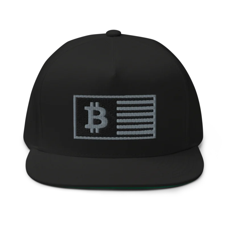 Bitcoin Flag Snapback Hat