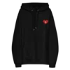 Bitcoin Heart (Embroidery) Premium Hoodie