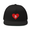 Bitcoin Heart Snapback Hat