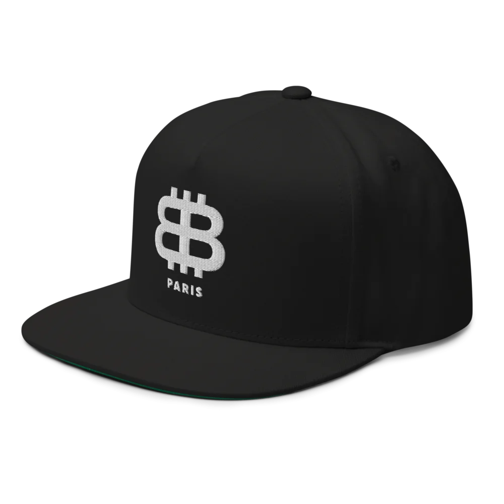 Bitcoin Paris Snapback Hat - Image 3