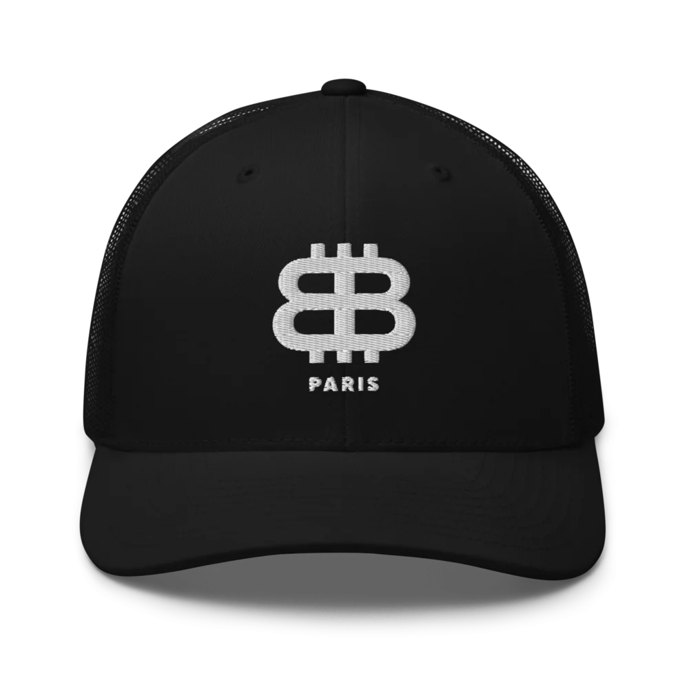 Bitcoin Paris Trucker Cap - Image 5