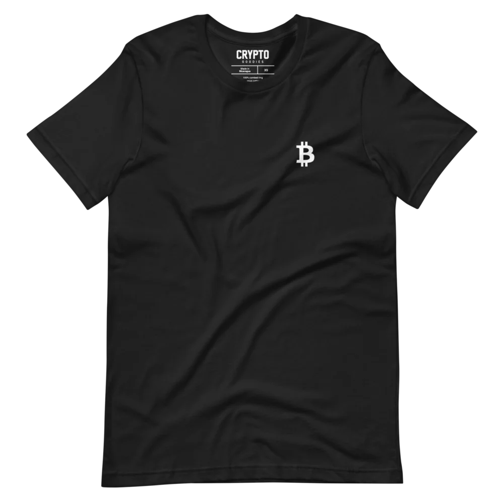 Bitcoin Small Logo T-Shirt - Image 2