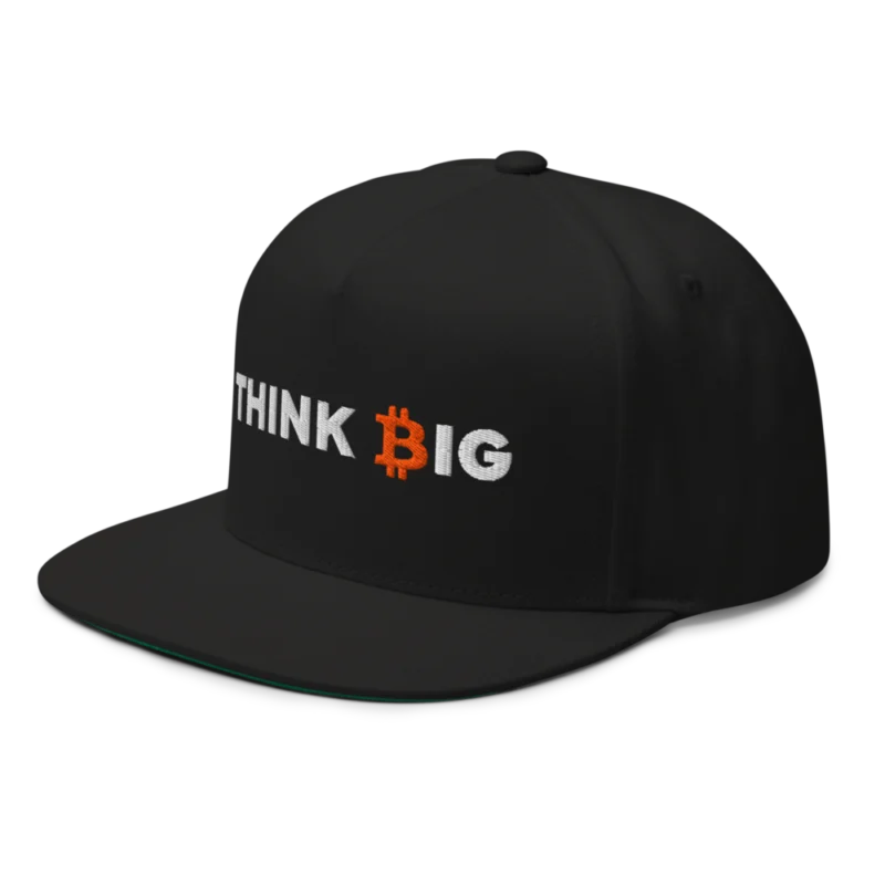 Bitcoin: Think Big Snapback Hat