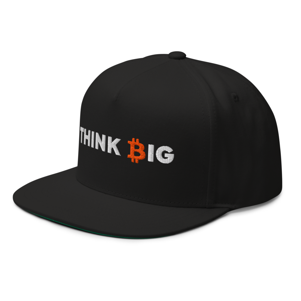 Bitcoin: Think Big Snapback Hat
