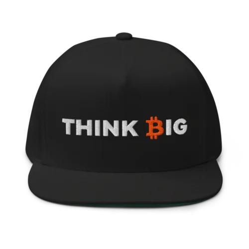 Bitcoin: Think Big Snapback Hat