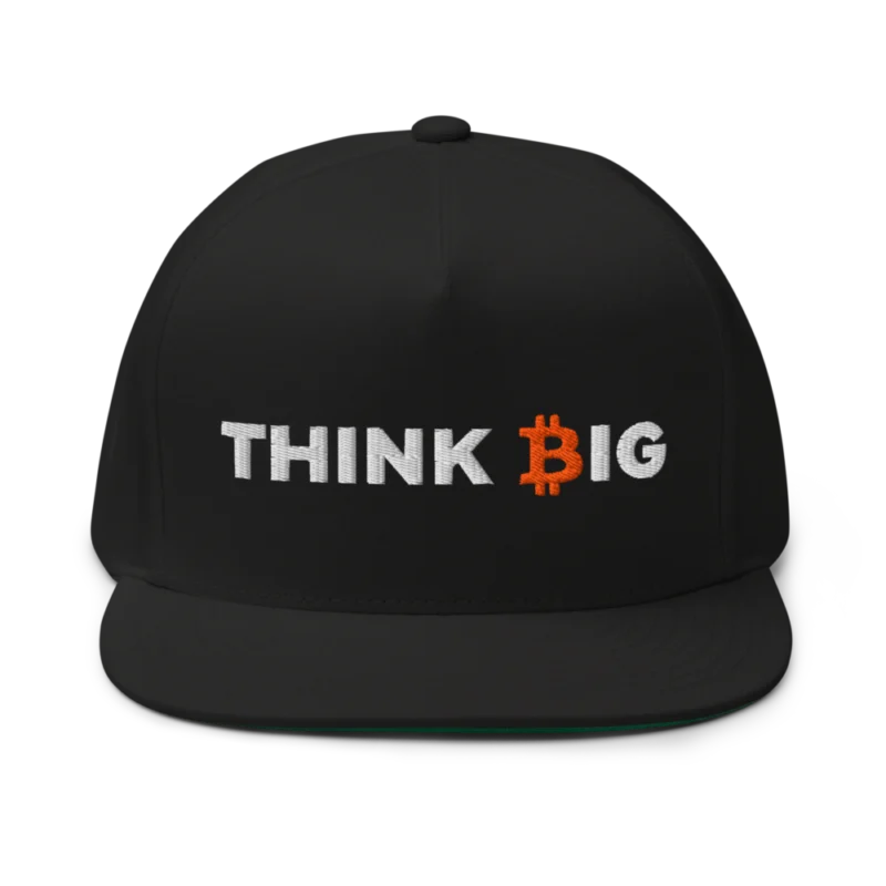 Bitcoin: Think Big Snapback Hat