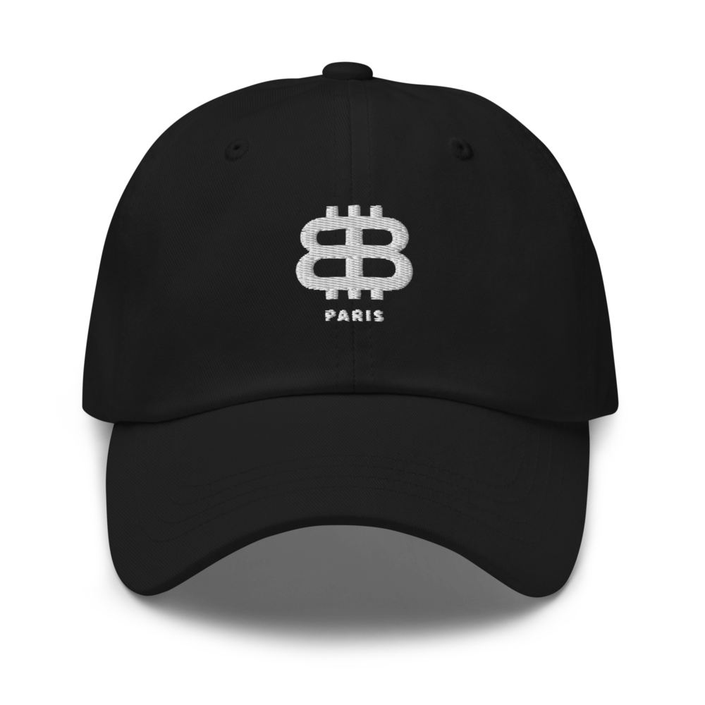 classic dad hat black front 67b3431ab4ce6 - Bitcoin Paris Baseball Cap