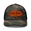 Crypto Dealer Camouflage Trucker Cap