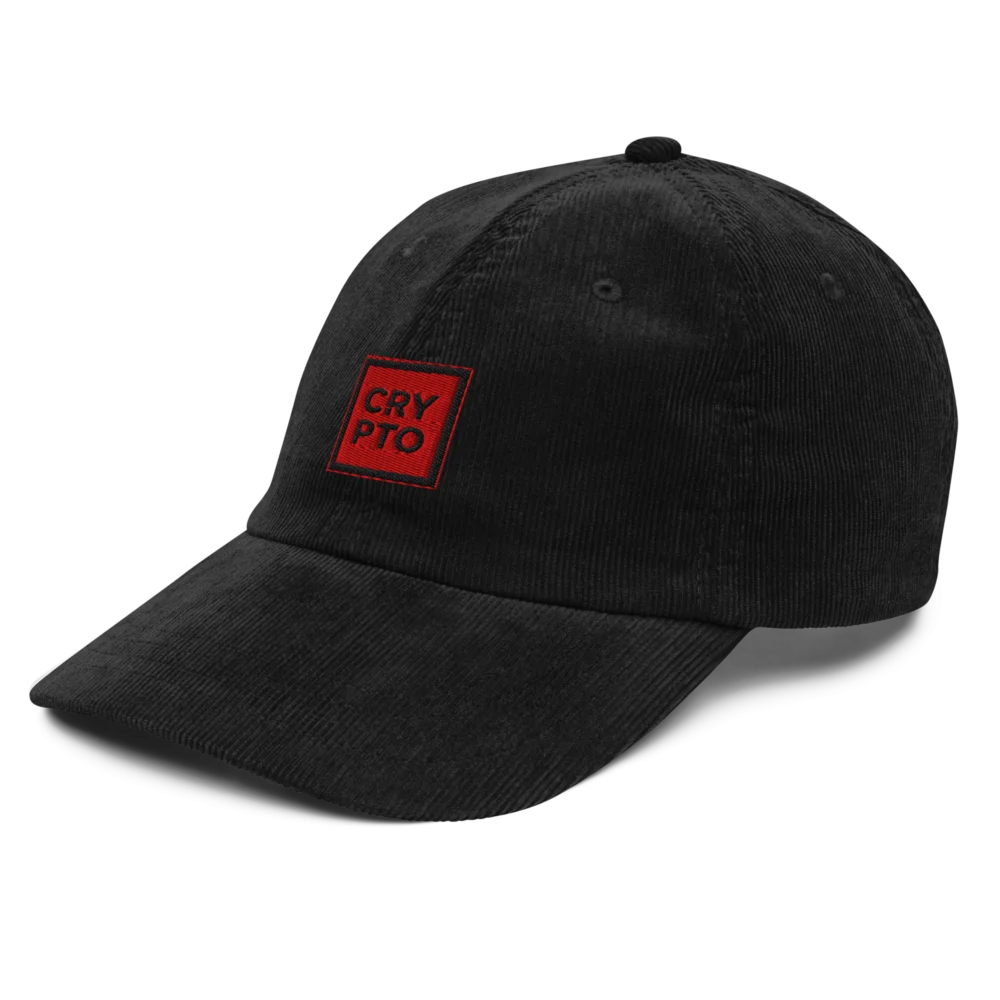 Crypto Vintage Corduroy Cap - Image 3