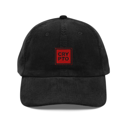 Crypto Vintage Corduroy Cap