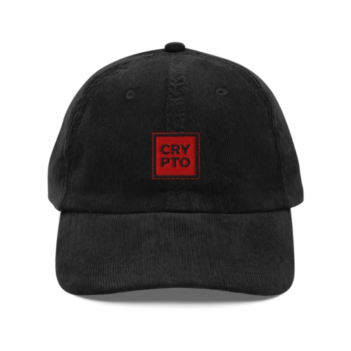 Crypto Vintage Corduroy Cap