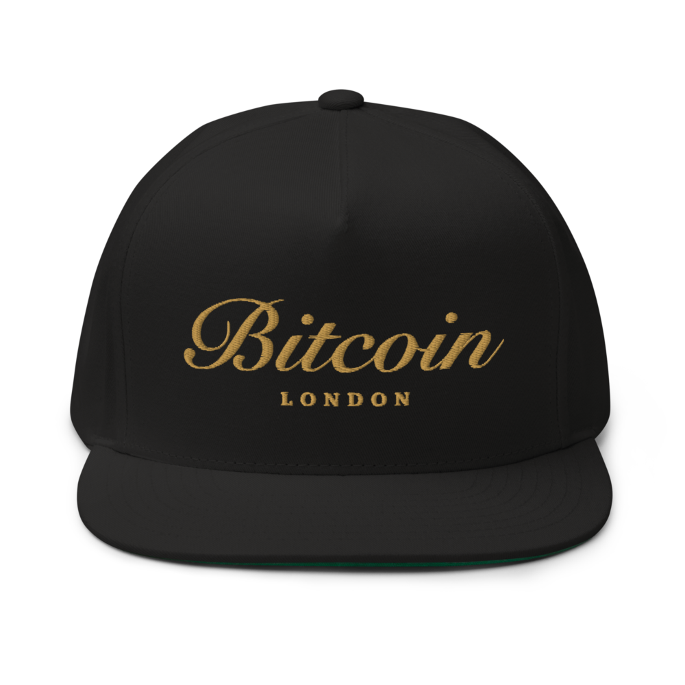 flat bill cap black front 67ba21edf1a5b - Bitcoin: London Snapback Hat