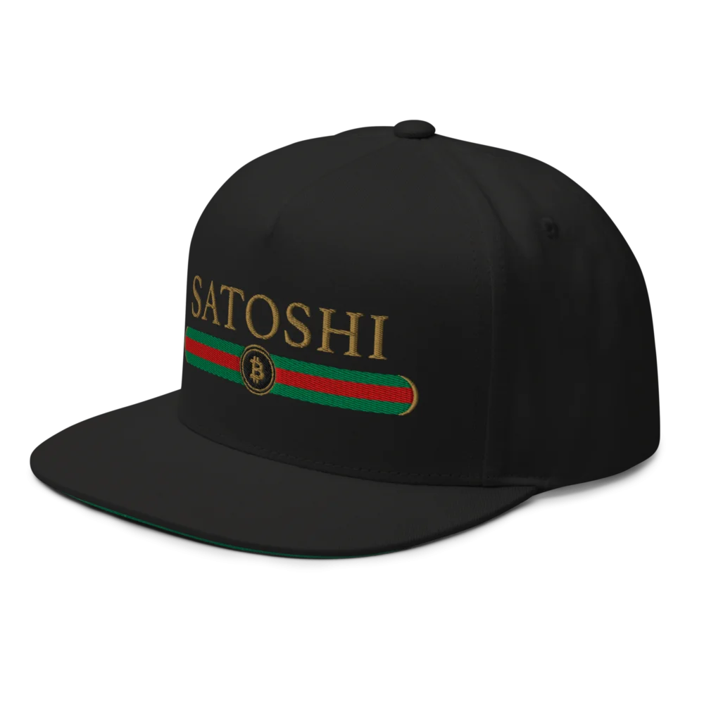 Satoshi Fashion Snapback Hat - Image 3