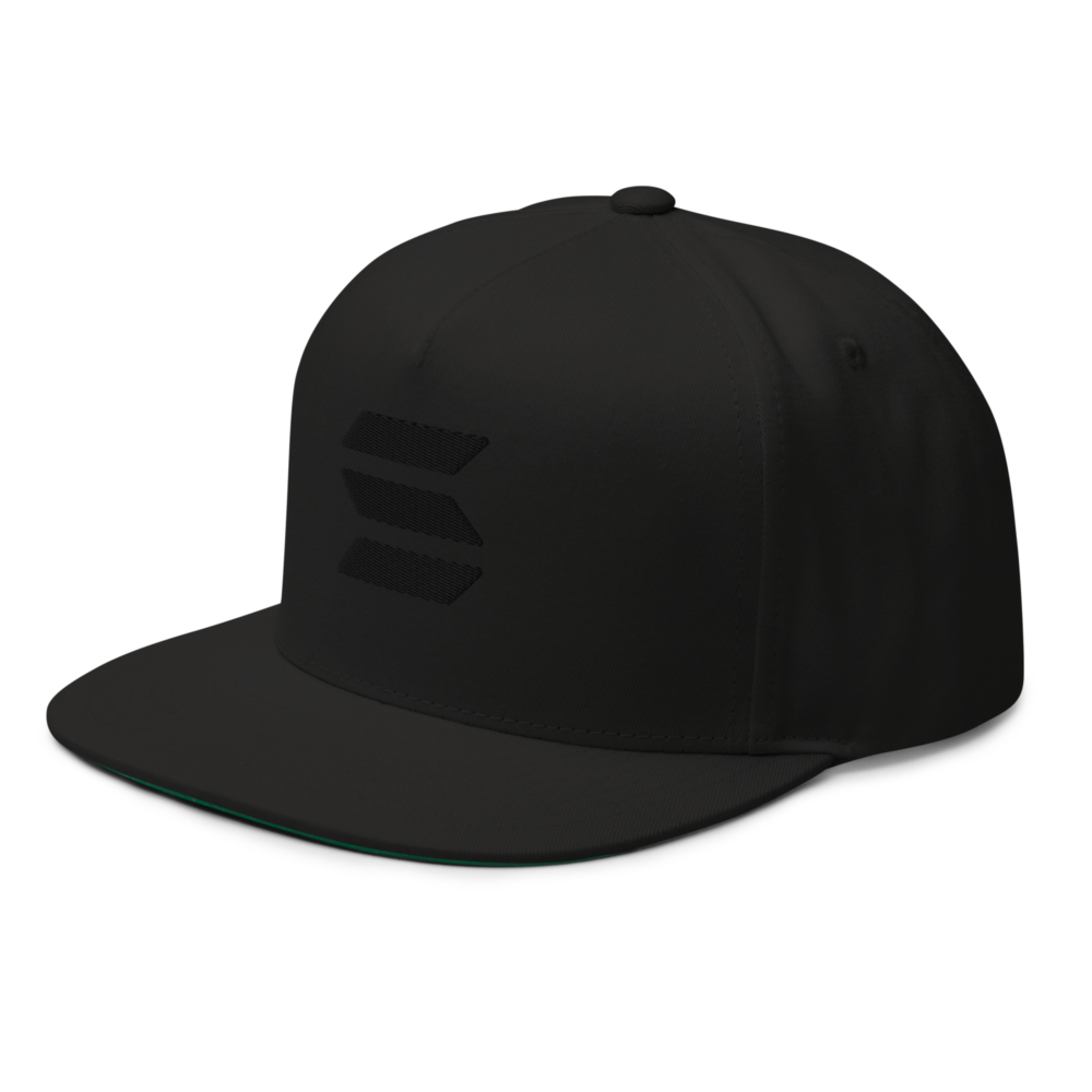 Solana Blackout Snapback Hat