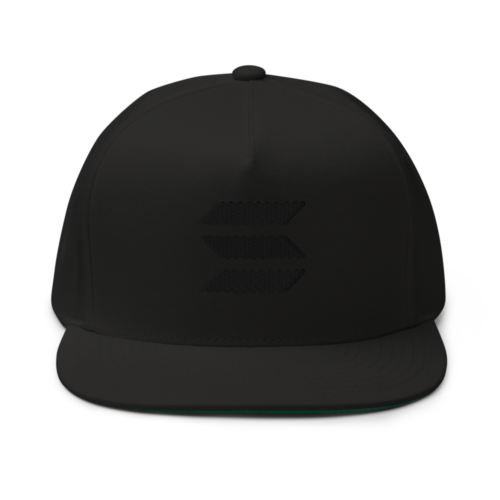 Solana Blackout Snapback Hat