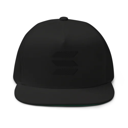 Solana Blackout Snapback Hat