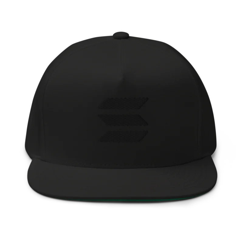 Solana Blackout Snapback Hat