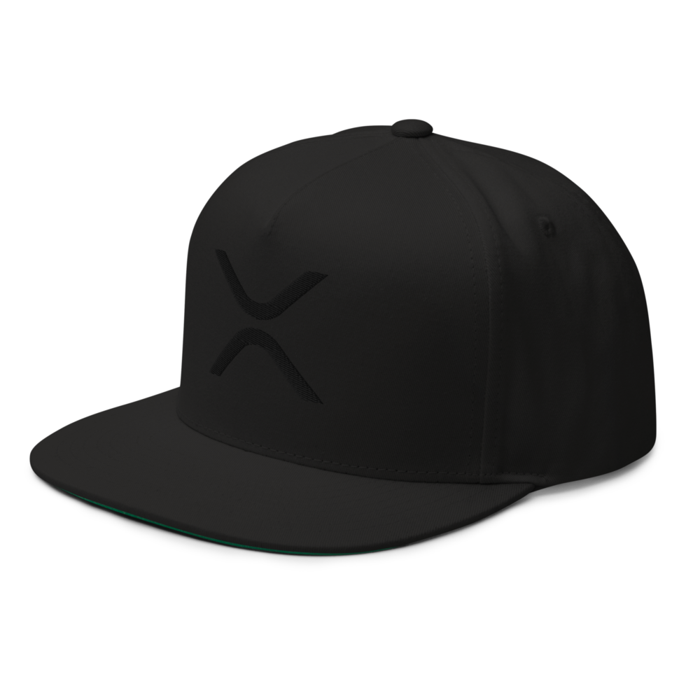 XRP Blackout Snapback Hat