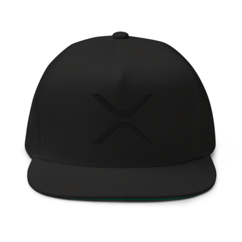 XRP Blackout Snapback Hat