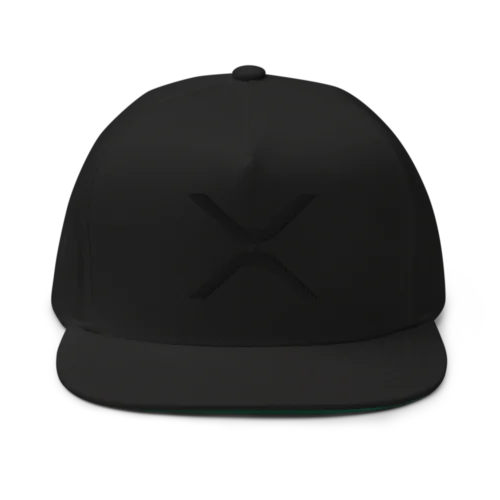 XRP Blackout Snapback Hat