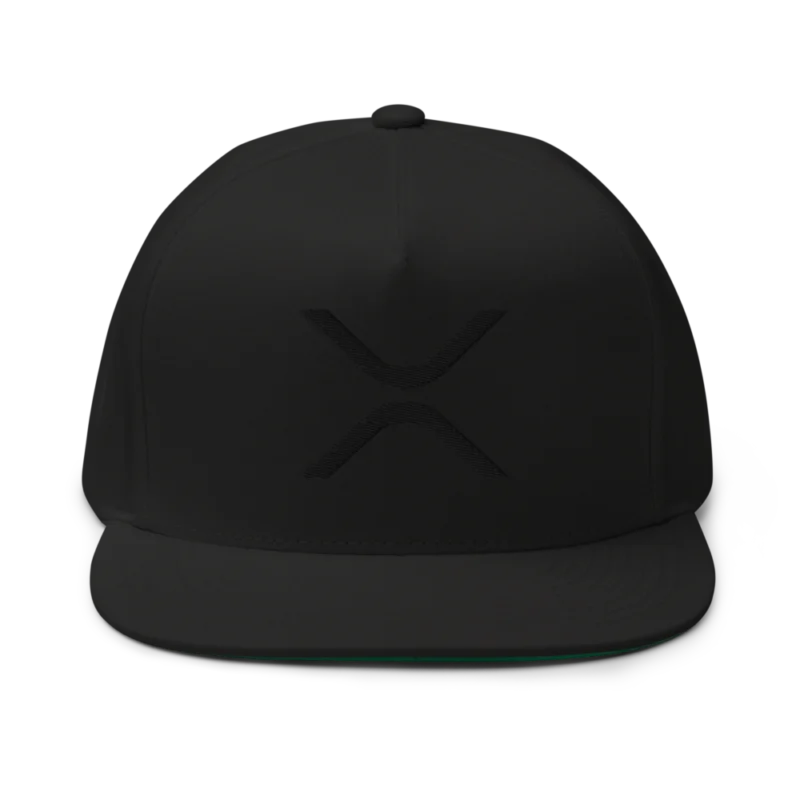 XRP Blackout Snapback Hat