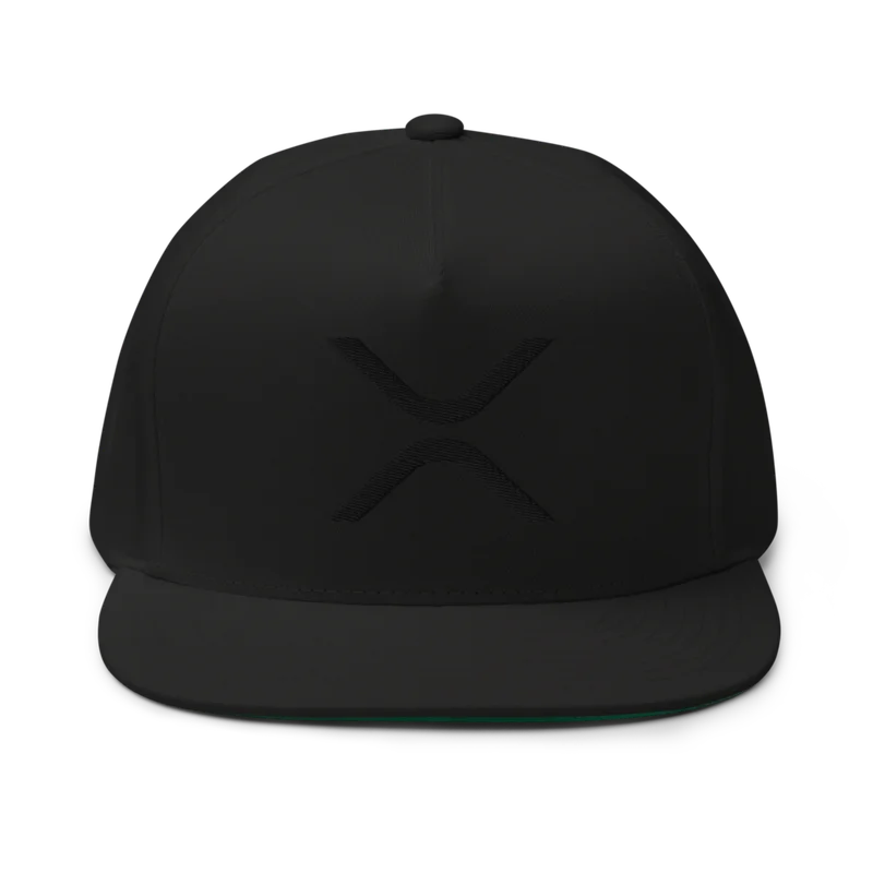XRP Blackout Snapback Hat
