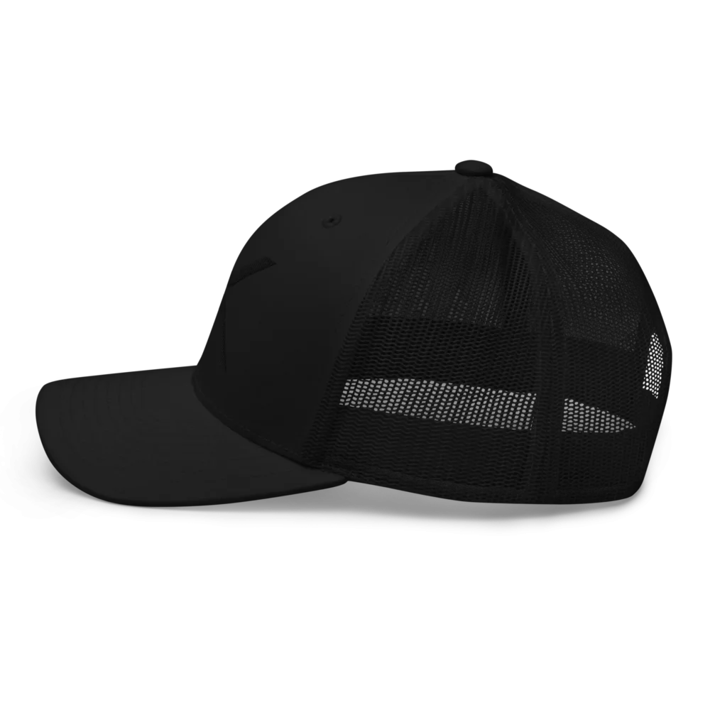 XRP Blackout Trucker Cap - Image 3