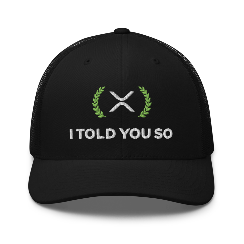 XRP: I Told You So Trucker Cap