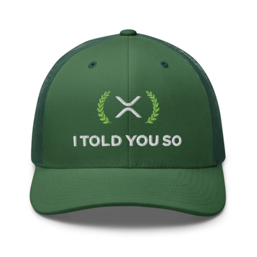 XRP: I Told You So Trucker Cap