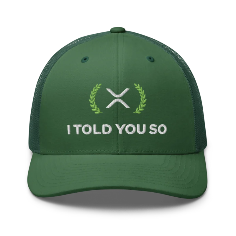 XRP: I Told You So Trucker Cap