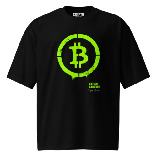 A Bitcoin Is Forever Oversized T-Shirt