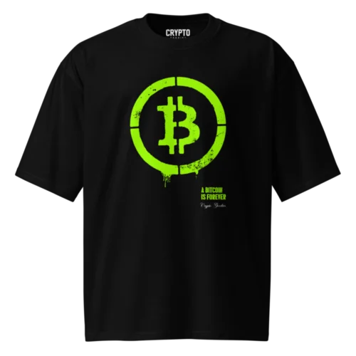 A Bitcoin Is Forever Oversized T-Shirt