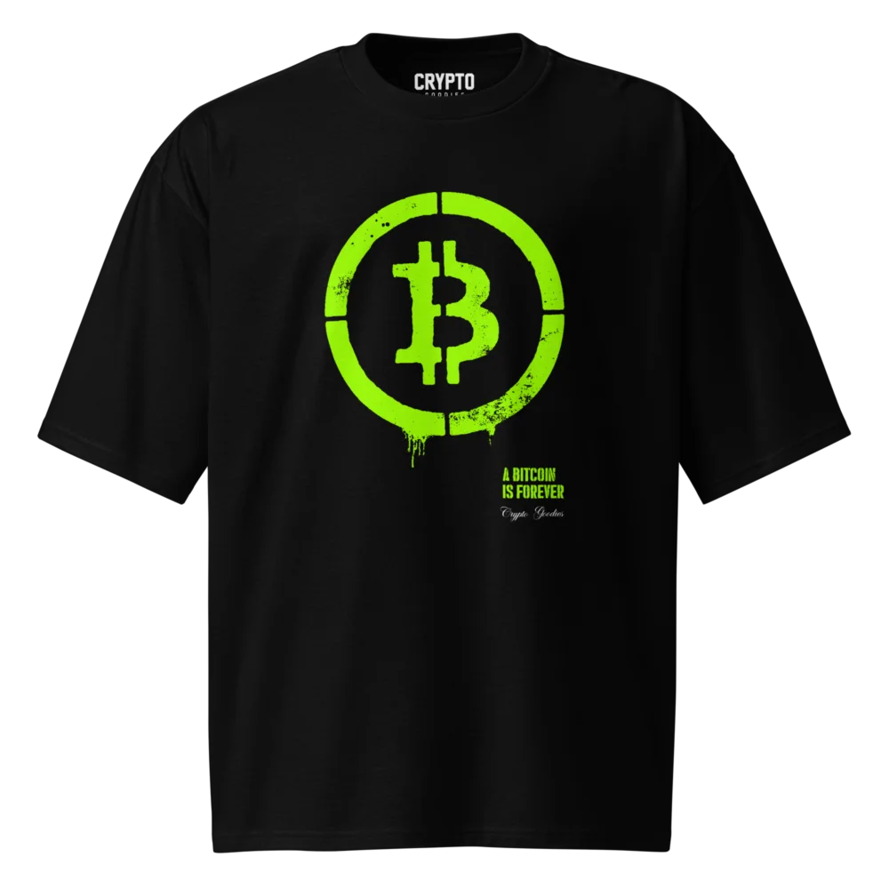 A Bitcoin Is Forever Oversized T-Shirt