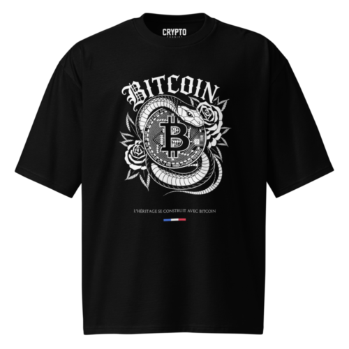 Bitcoin: Legacy is Built on Bitcoin Oversized T-Shirt