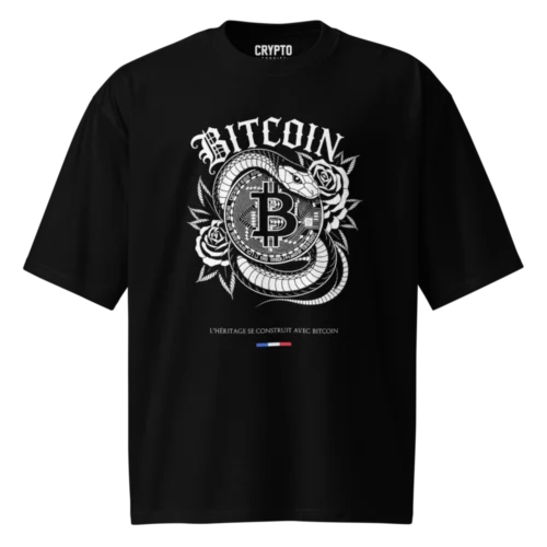 Bitcoin: Legacy is Built on Bitcoin Oversized T-Shirt