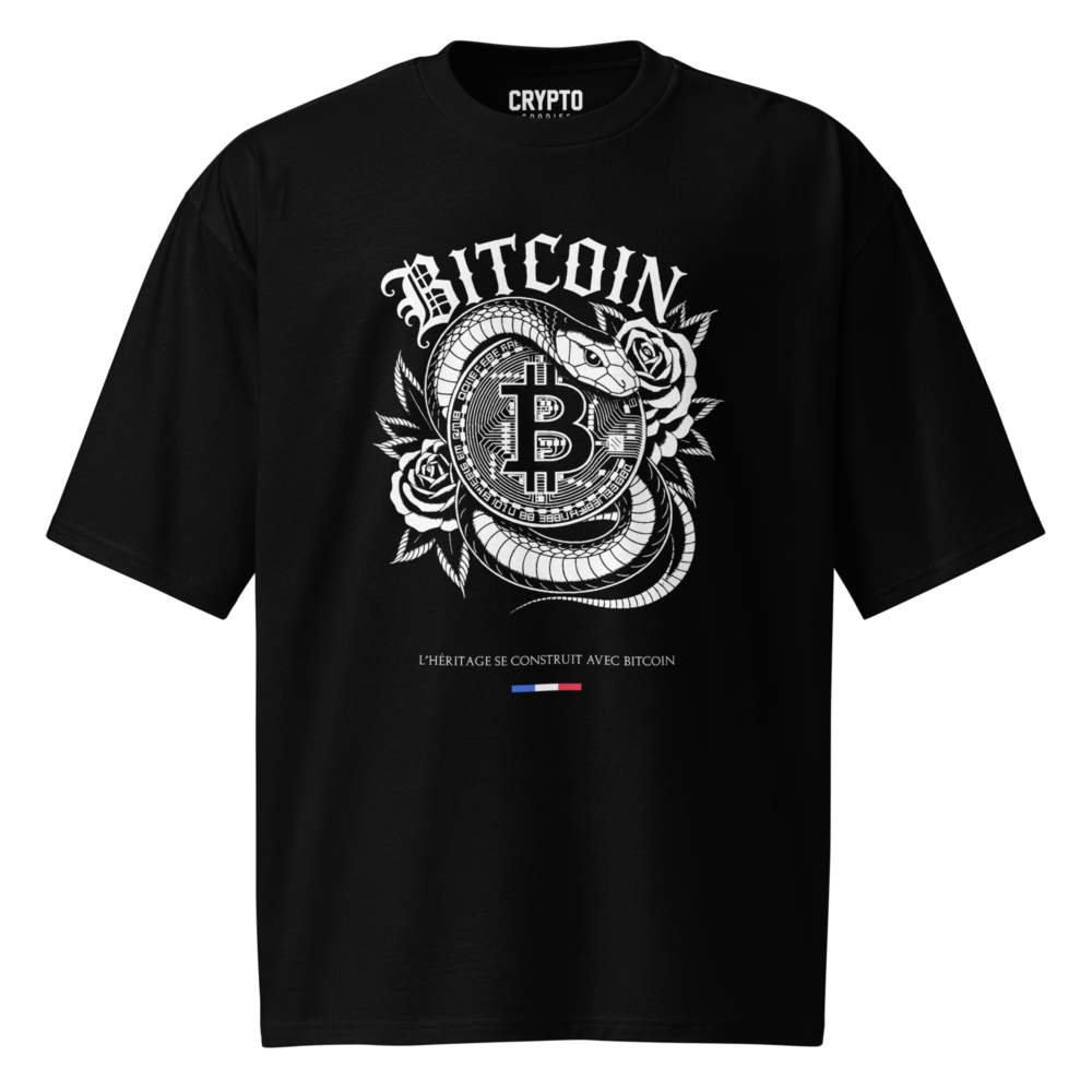 Bitcoin: Legacy is Built on Bitcoin Oversized T-Shirt