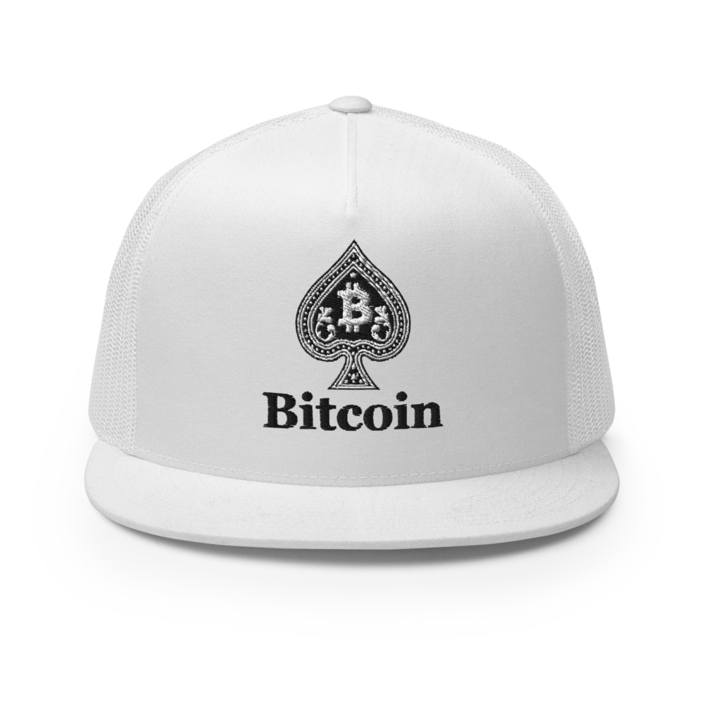 Bitcoin Spade Trucker Cap