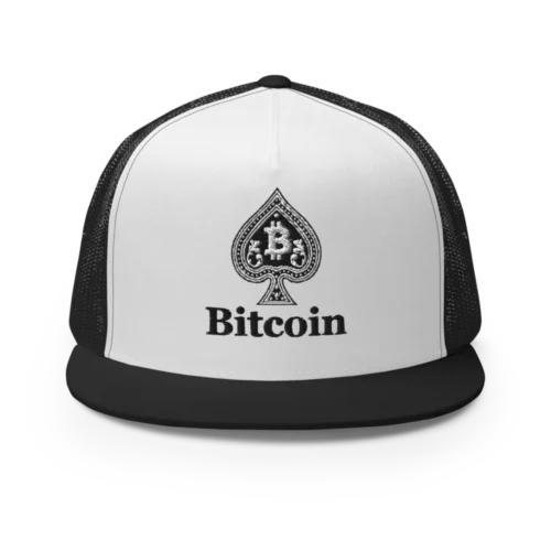 Bitcoin Spade Trucker Cap