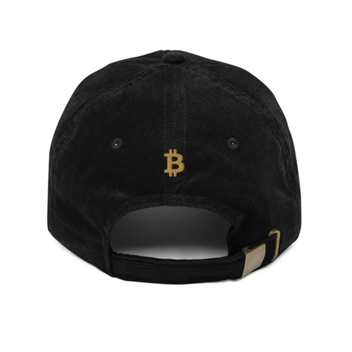 Bitcoin Vintage Corduroy Cap