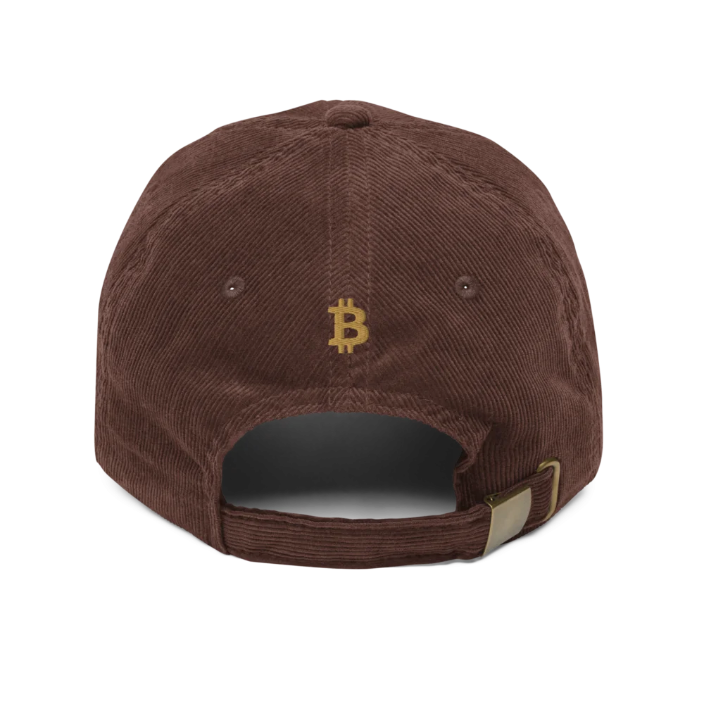 Bitcoin Vintage Corduroy Cap - Image 4