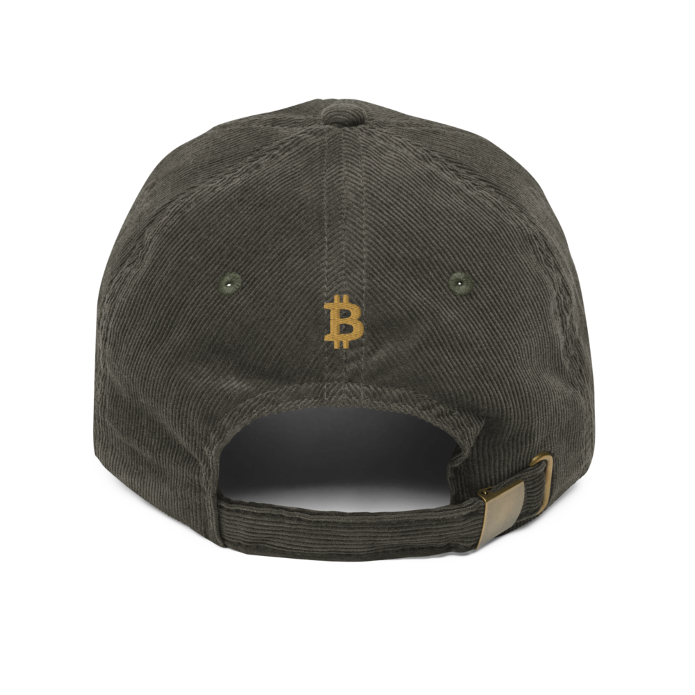 Bitcoin Vintage Corduroy Cap