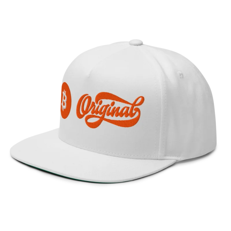 Bitcoin: ₿ Original Snapback Hat