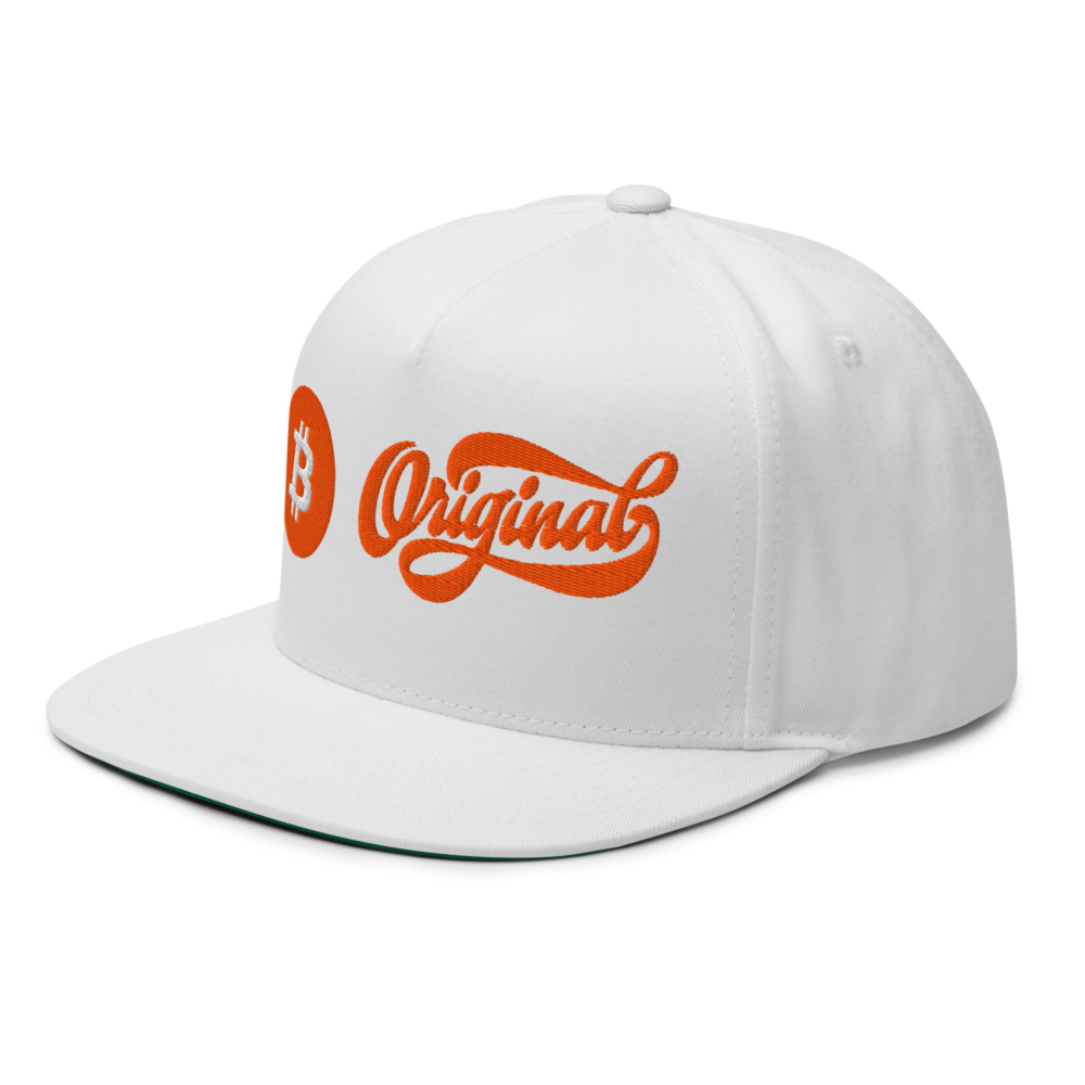 Bitcoin: ₿ Original Snapback Hat