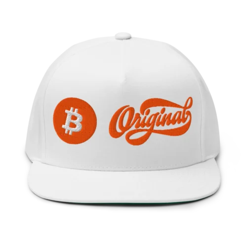 Bitcoin: ₿ Original Snapback Hat