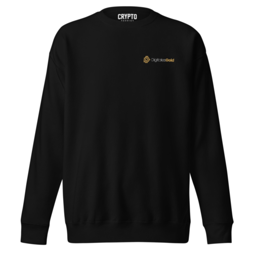 DigitalesGold Embroidery Logo Premium Sweatshirt