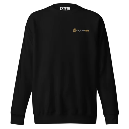 DigitalesGold Embroidery Logo Premium Sweatshirt