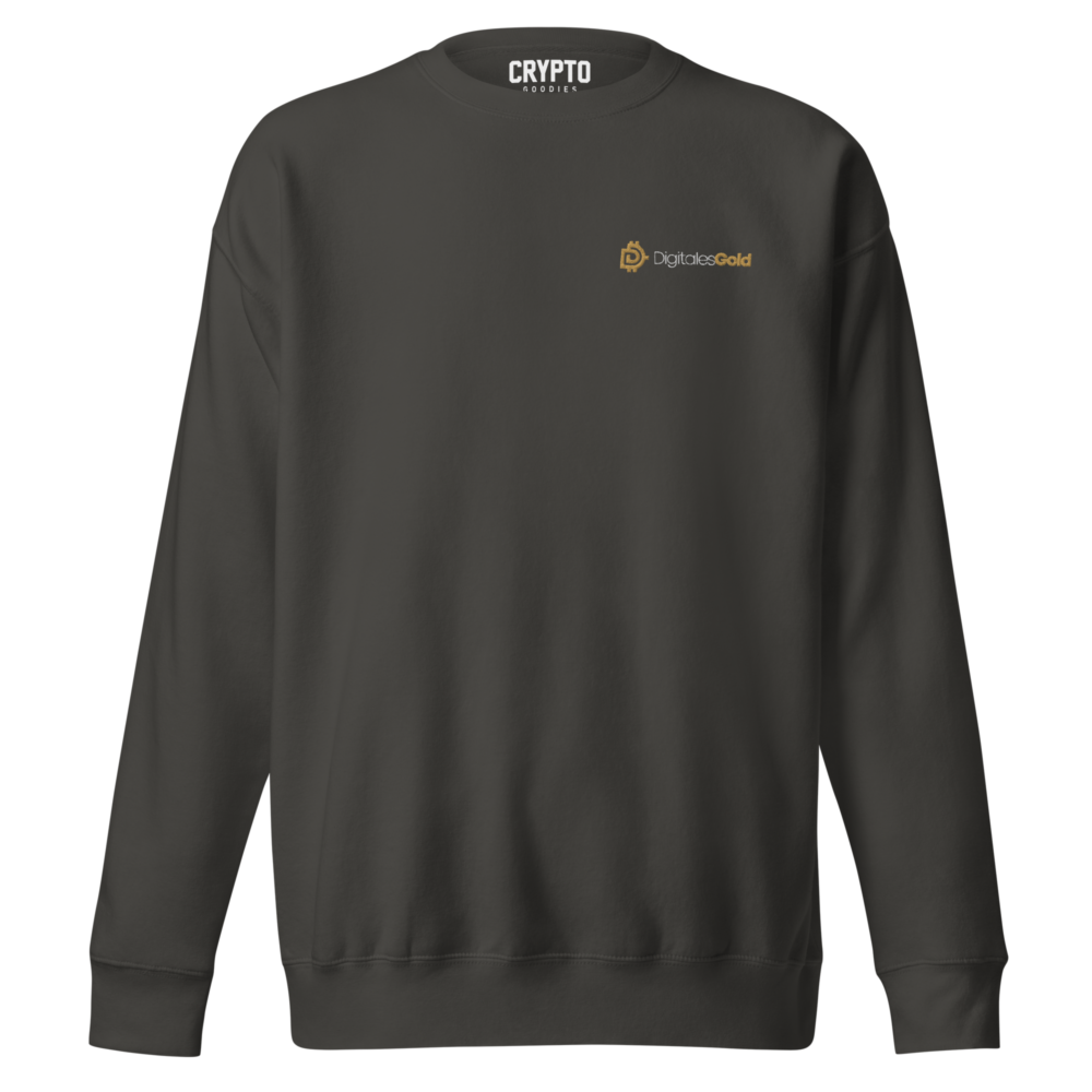 DigitalesGold Embroidery Logo Premium Sweatshirt
