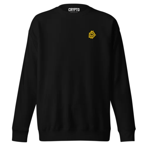 DigitalesGold Embroidery Logo Premium Sweatshirt
