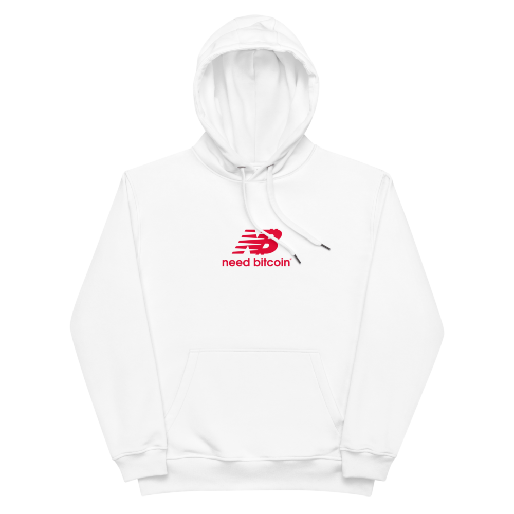 premium eco hoodie white front 67d80119dd974 - Need Bitcoin Premium Hoodie